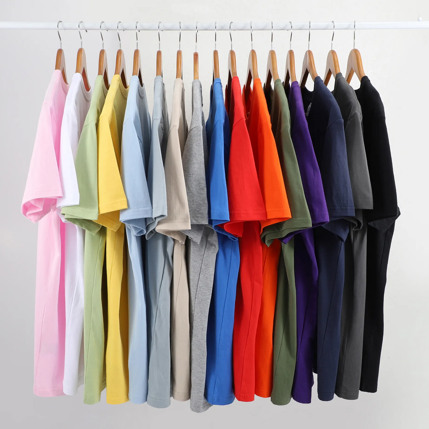 Men's Tee Shirts High Quality 280gsm Oversized Tshirts Mens Clothing Wholesale Custom Private Label 100% Cotton Blank T Shirts