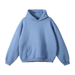 Wholesale Men's Clothing Hoodies Sweatshirts Custom Logo Top Quality Cotton French Terry Pullover Hoodie for Men